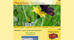 Desktop Screenshot of oberachrainhof.com